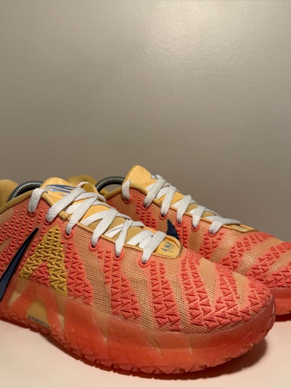 Nike Ja 3 EP Daybreak Orange Yellow Basketball Men’s 9.5 Athletic Sneaker Logo